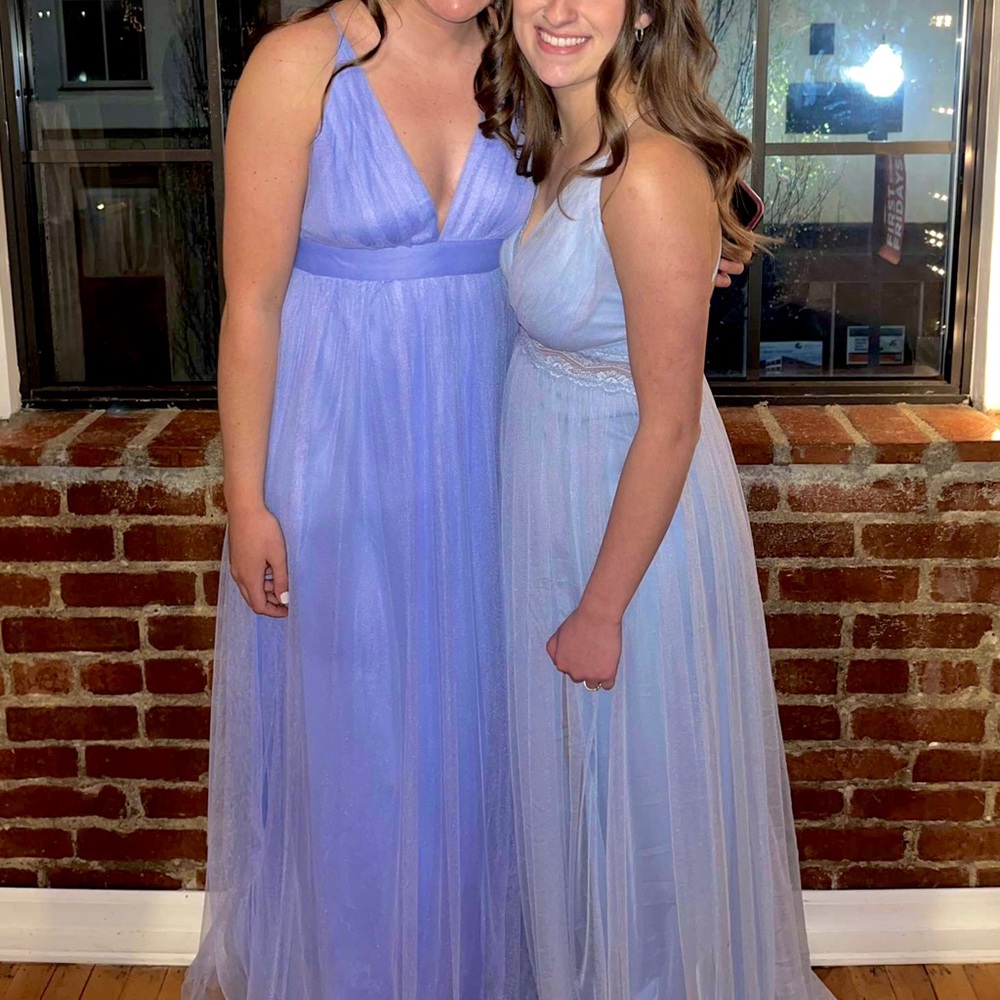 Windsor light blue purple formal dress